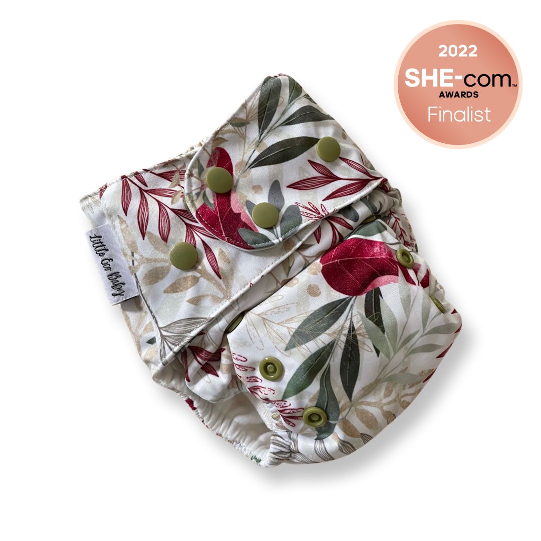 Nature Trail Easy Snap Modern Cloth Nappy – Little Eco Baby