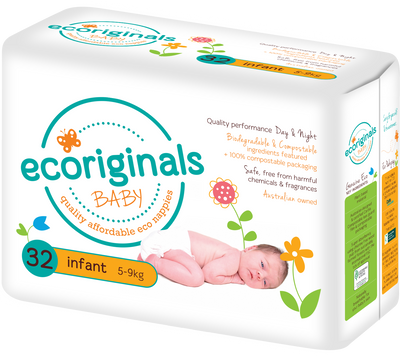 Ecoriginals Premium Disposable Nappies