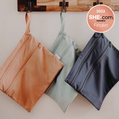 Sunset Clay Double Pocket Wet Bag